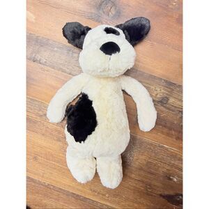 Jellycat bashful black and cream puppy Plush Toy